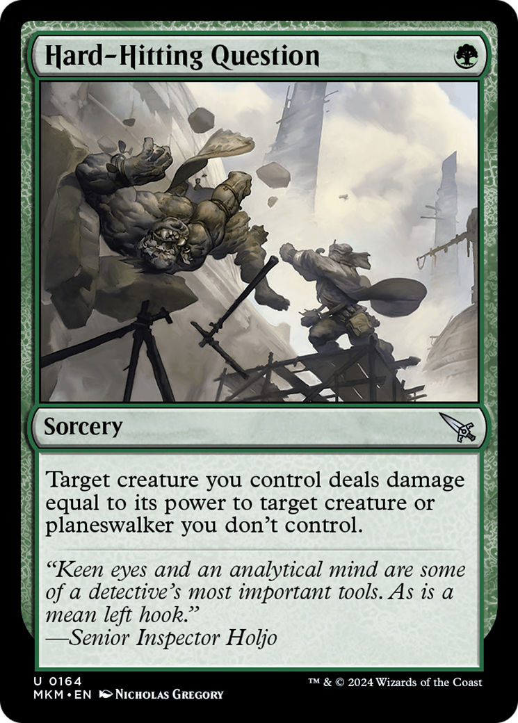 Hard-Hitting Question (MKM-164) [Murders at Karlov Manor] Foil