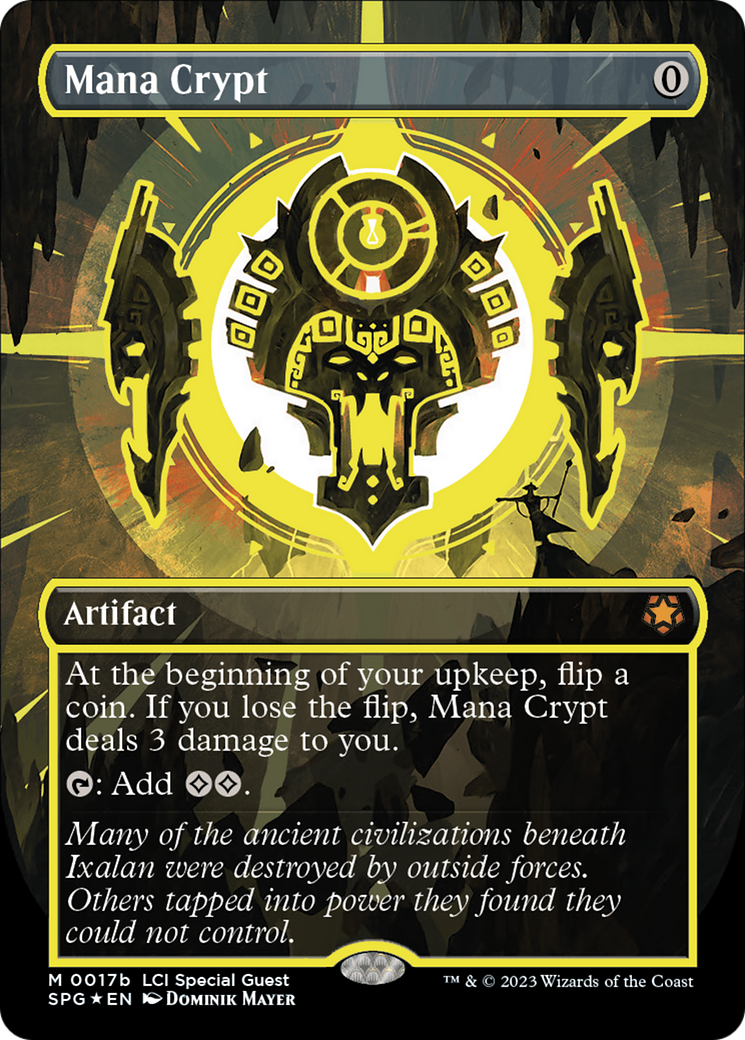 Mana Crypt (SPG-17B) [Special Guests] (Borderless) Foil