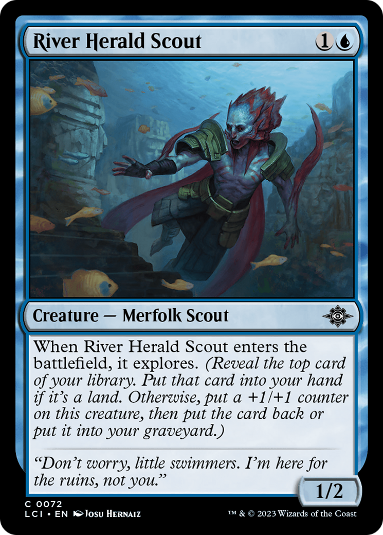 River Herald Scout (LCI-072) [The Lost Caverns of Ixalan]