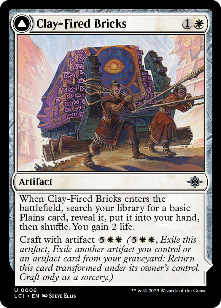 Clay-Fired Bricks // Cosmium Kiln (LCI-006) [The Lost Caverns of Ixalan]