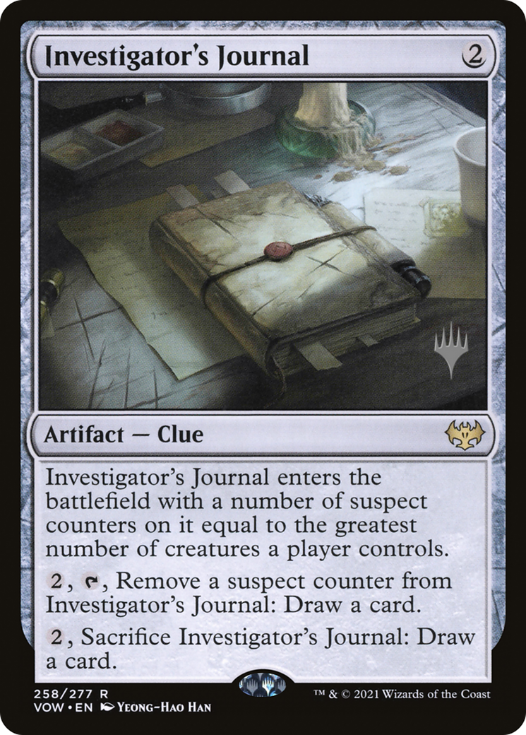 Investigator's Journal [Promo Pack: Innistrad: Crimson Vow Promos]