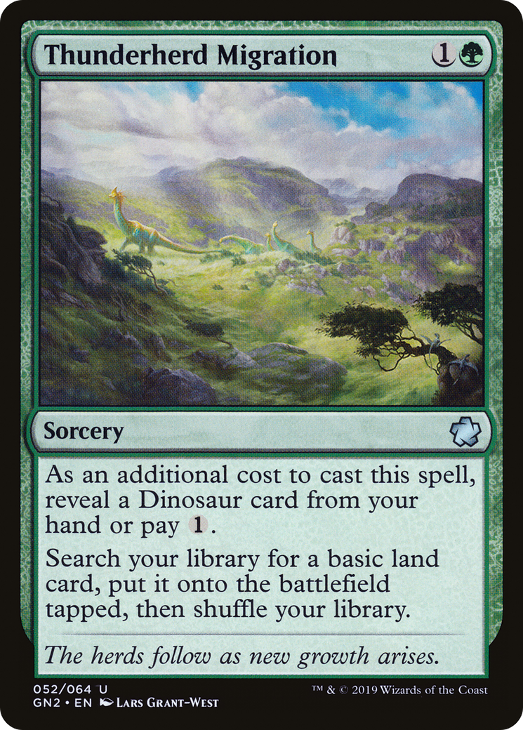 Thunderherd Migration (GN2-052) [Game Night 2019]
