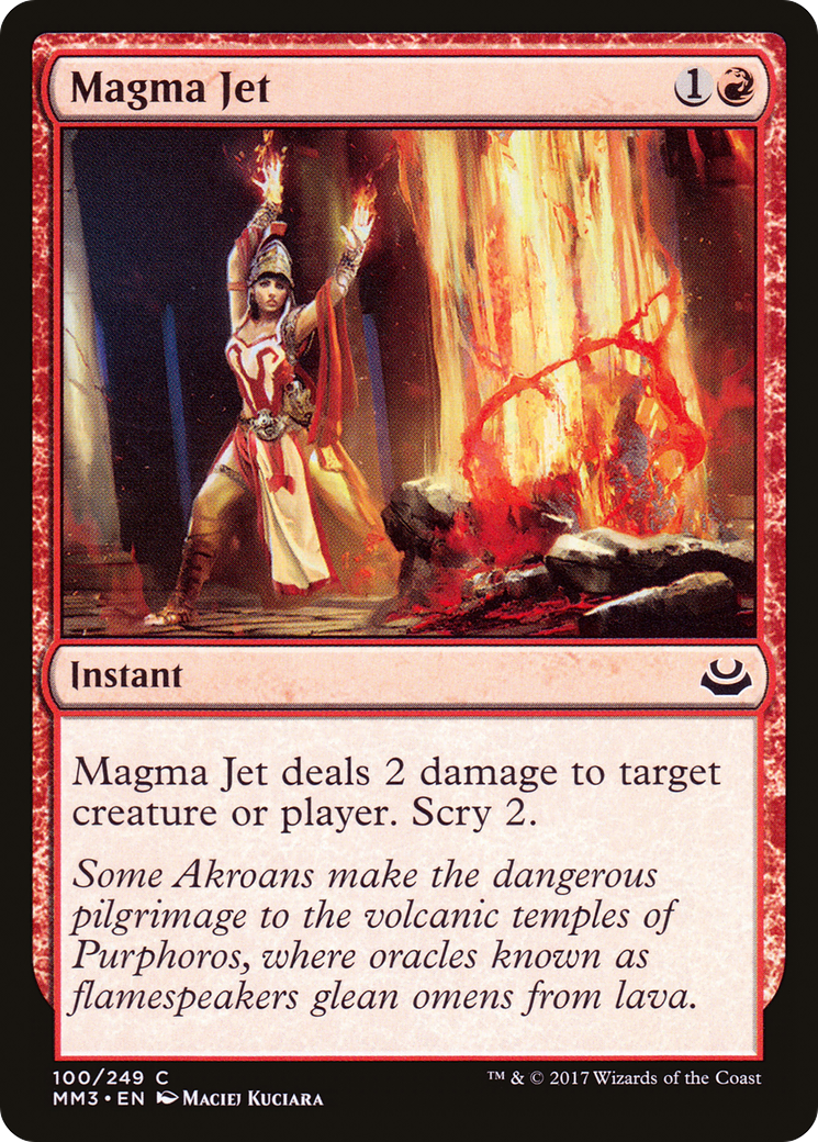 Magma Jet (MM3-100) [Modern Masters 2017] Foil