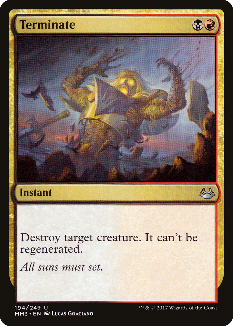 Terminate (MM3-194) [Modern Masters 2017]