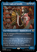 Azami, Lady of Scrolls (CMM-480) [Commander Masters] Etched Foil