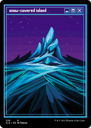Snow-Covered Island (PixelSnowLands.jpg) (SLD-326) [Secret Lair Drop]