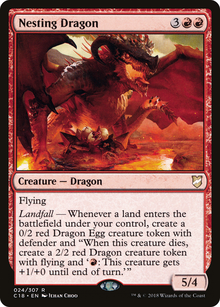 Nesting Dragon (C18-024) [Commander 2018]