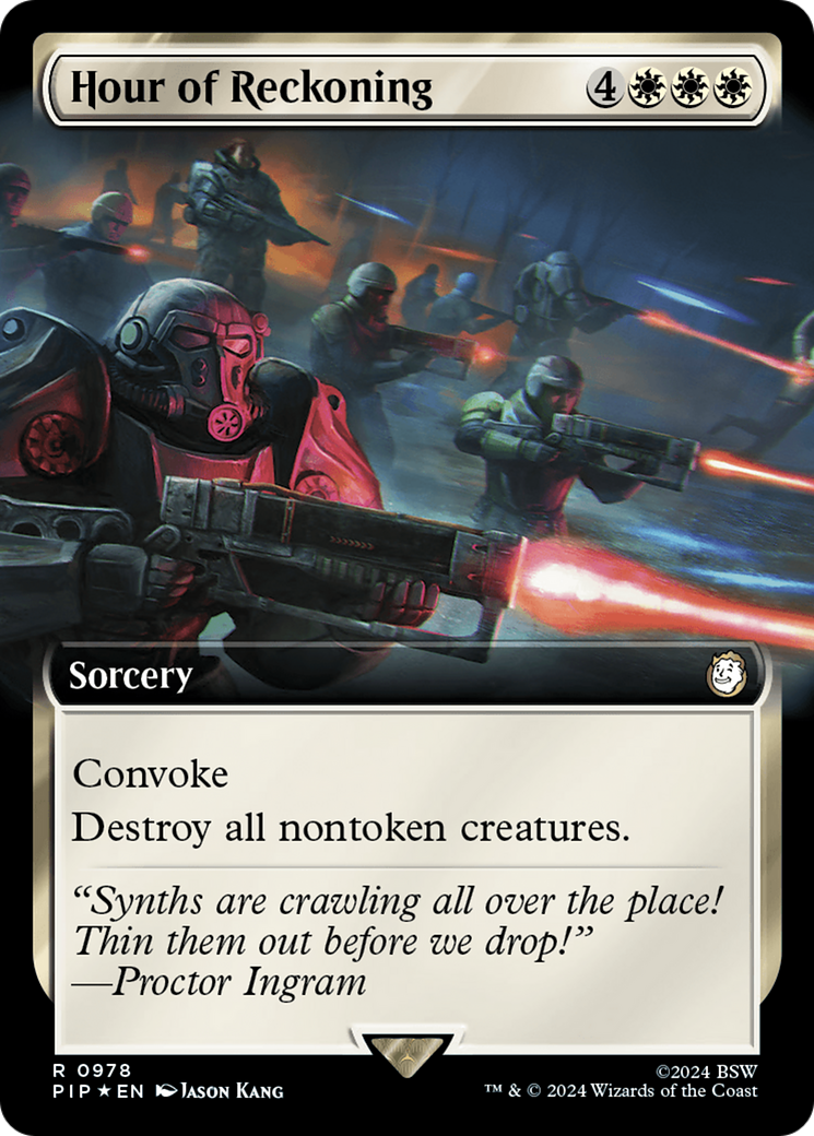 Hour of Reckoning (PIP-978) [Fallout]: (Extended Art) Foil