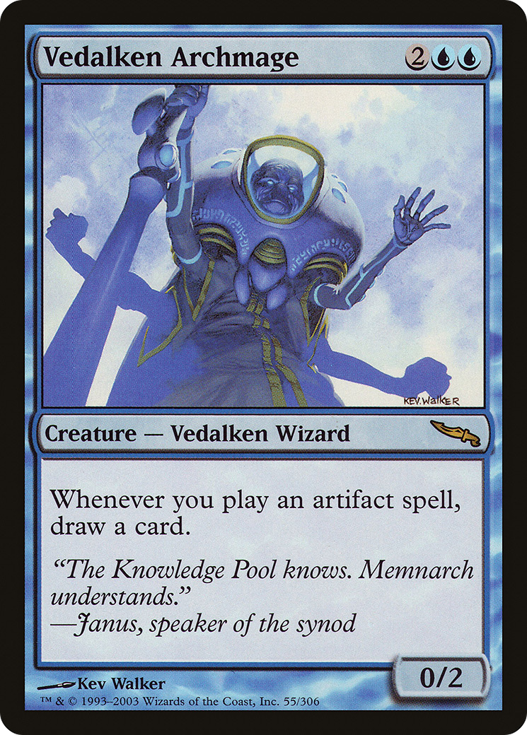 Vedalken Archmage (MRD-055) [Mirrodin]