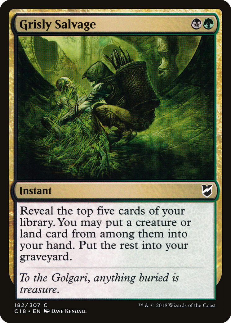 Grisly Salvage (C18-182) [Commander 2018]
