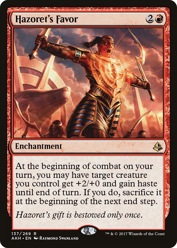 Hazoret's Favor (AKH-137) [Amonkhet] Foil