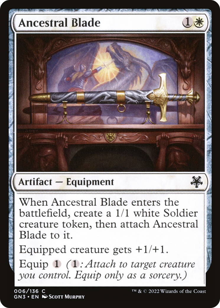 Ancestral Blade (GN3-006) [Game Night: Free-for-All]