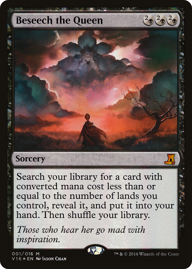 Beseech the Queen (V16-001) [From the Vault: Lore] Foil
