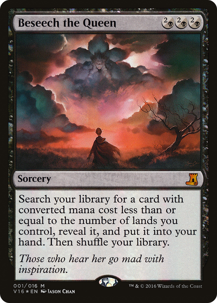 Beseech the Queen (V16-001) [From the Vault: Lore] Foil