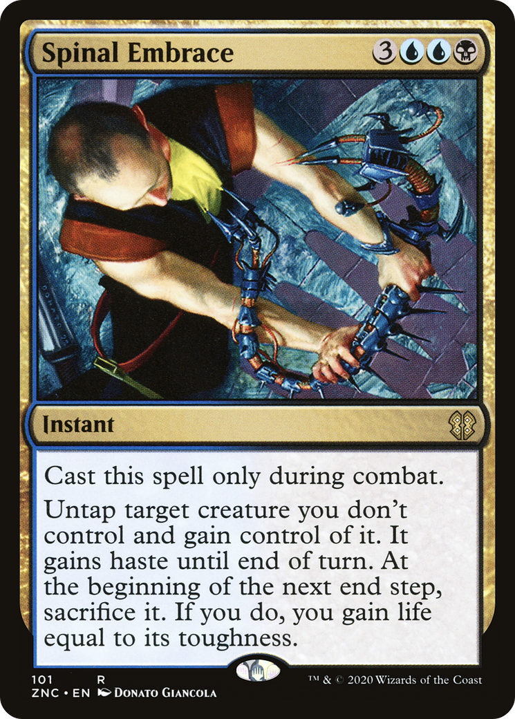 Spinal Embrace (ZNC-101) [Zendikar Rising Commander]