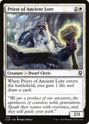 Priest of Ancient Lore (CLB-704) [Commander Legends: Battle for Baldur's Gate]