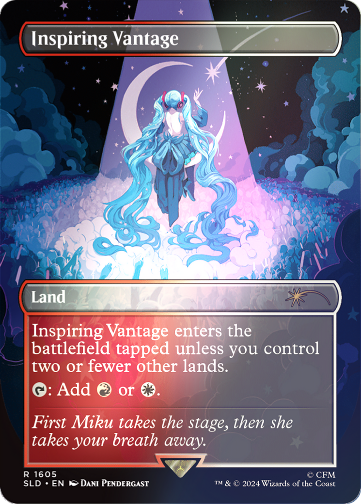 Inspiring Vantage (SLD-1605★) [Secret Lair Drop] (Borderless) Foil