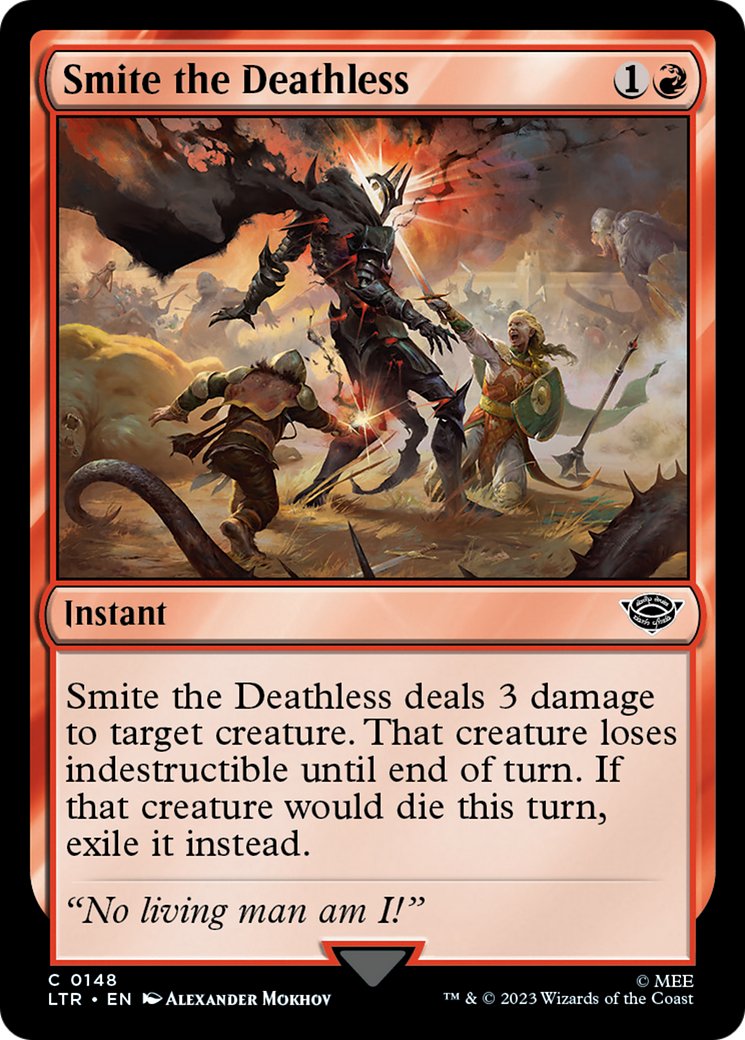 Smite the Deathless (LTR-148) [The Lord of the Rings: Tales of Middle-earth] Foil