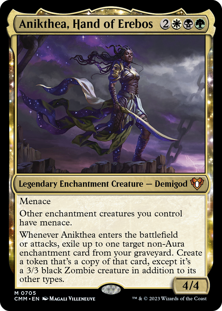 Anikthea, Hand of Erebos (CMM-705) [Commander Masters]: (enchantment) Foil