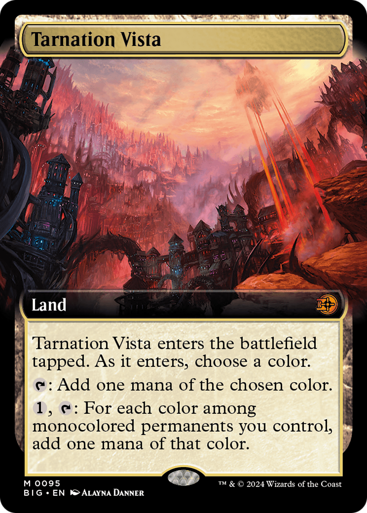 Tarnation Vista (BIG-095) [The Big Score]: (Extended Art) Foil