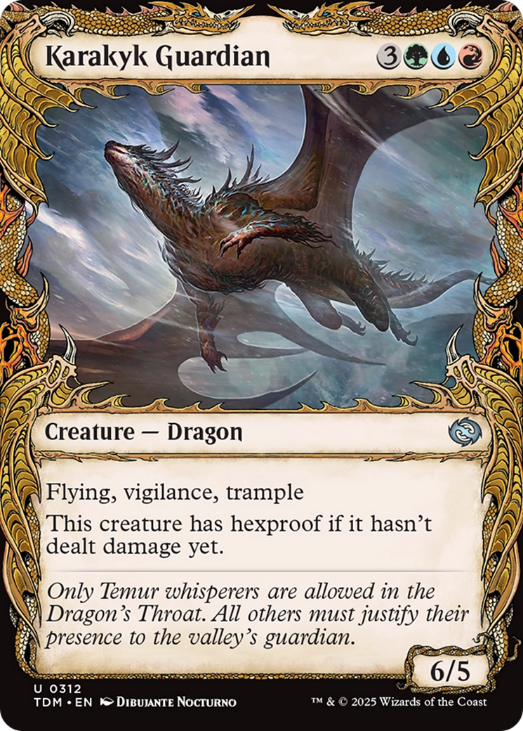 Karakyk Guardian (TDM-312) [Tarkir: Dragonstorm]: (Showcase)