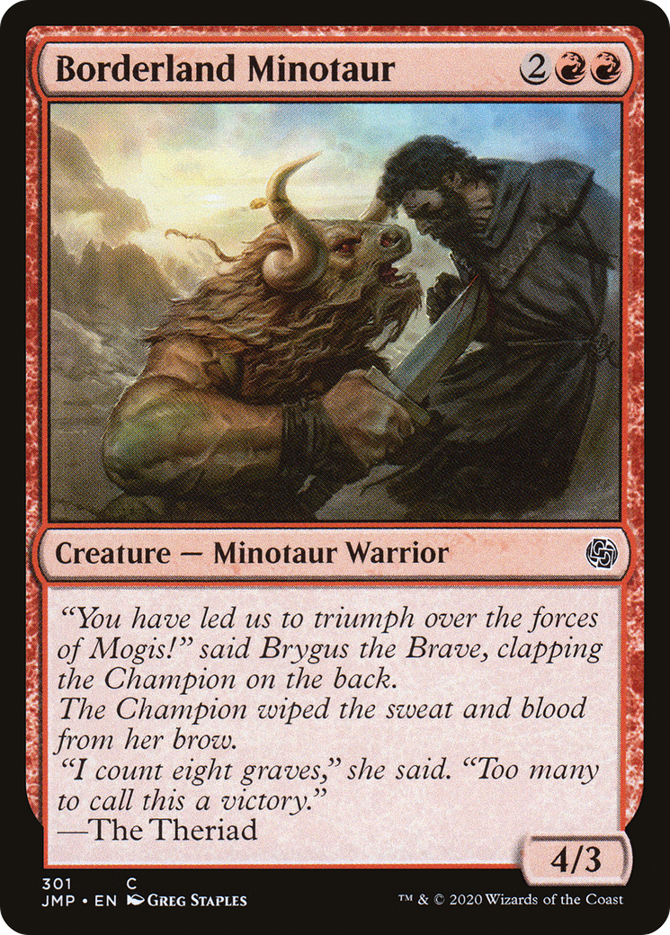 Borderland Minotaur (JMP-301) [Jumpstart]