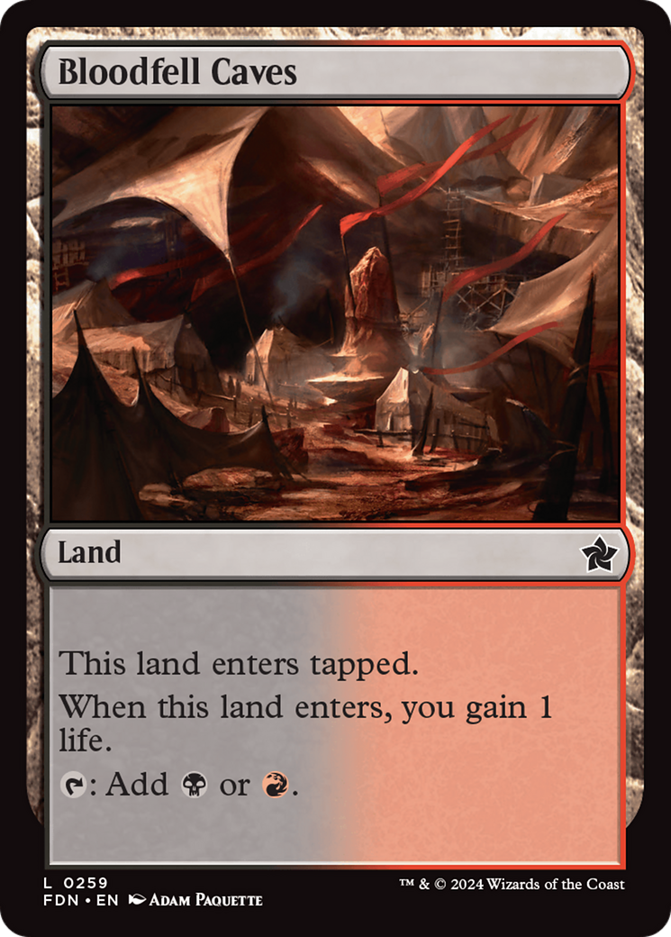 Bloodfell Caves (FDN-259) [Foundations] Foil