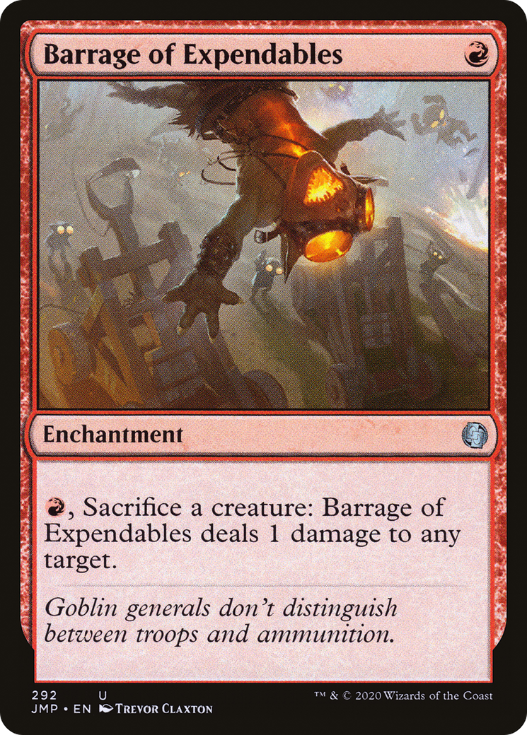 Barrage of Expendables (JMP-292) [Jumpstart]