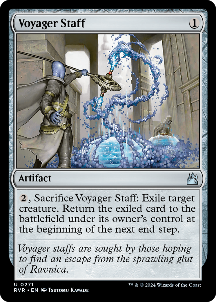 Voyager Staff (RVR-271) [Ravnica Remastered]