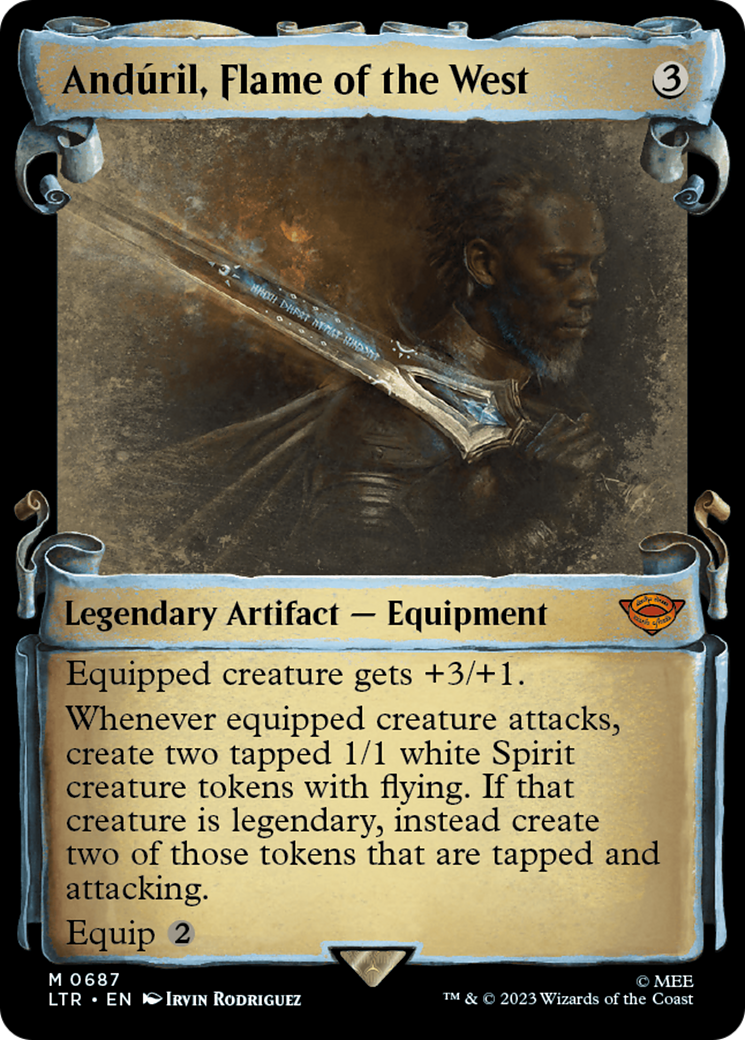 Andúril, Flame of the West (LTR-687) [The Lord of the Rings: Tales of Middle-earth]: (Showcase)
