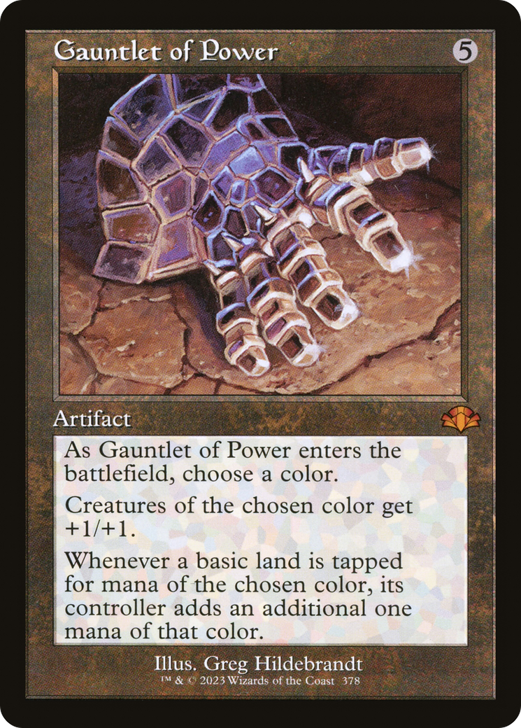 Gauntlet of Power (DMR-378) [Dominaria Remastered] Foil
