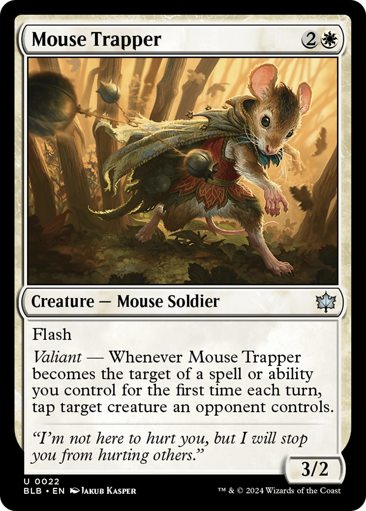 Mouse Trapper (BLB-022) [Bloomburrow] Foil