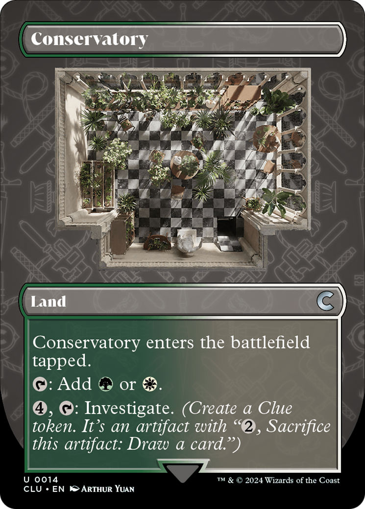 Conservatory (CLU-014) [Ravnica: Clue Edition] (Borderless)