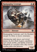 Rampaging Ceratops (LCI-162) [The Lost Caverns of Ixalan]