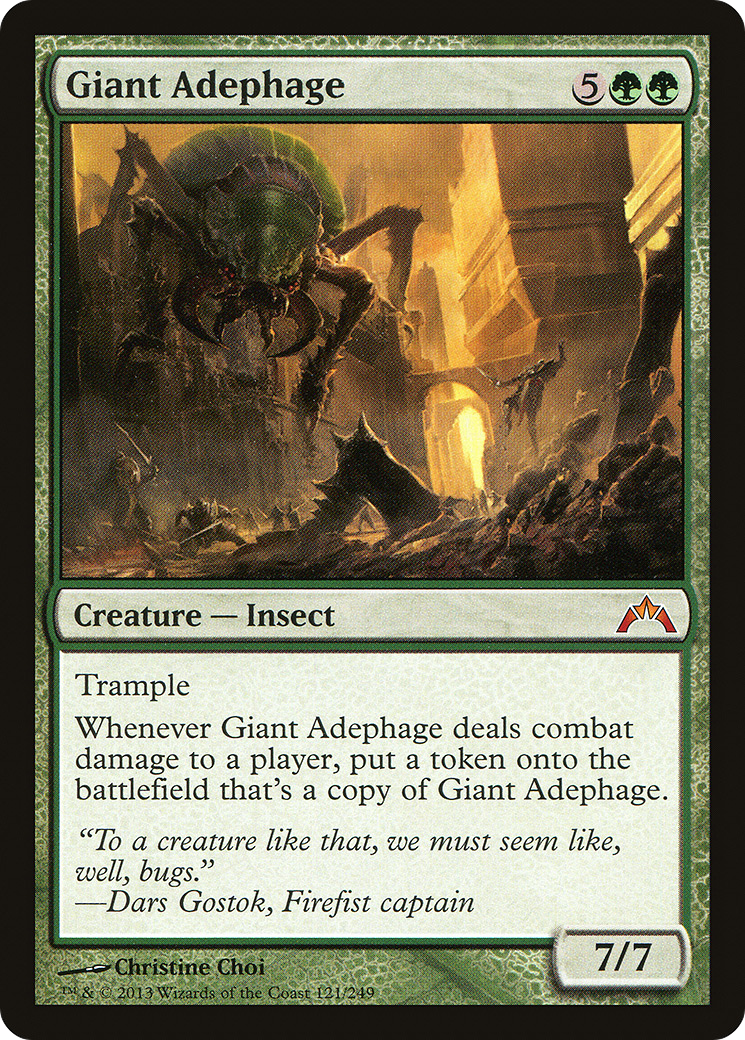 Giant Adephage (GTC-121) [Gatecrash] Foil