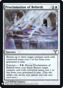 Proclamation of Rebirth (LIST-DIS-15) [The List] Foil