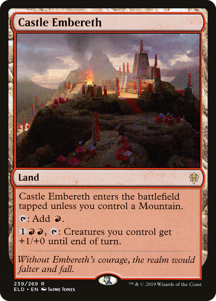 Castle Embereth (ELD-239) [Throne of Eldraine] Foil