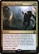 Dire-Strain Rampage (PPMID-219P) [Promo Pack: Innistrad: Midnight Hunt Promos]