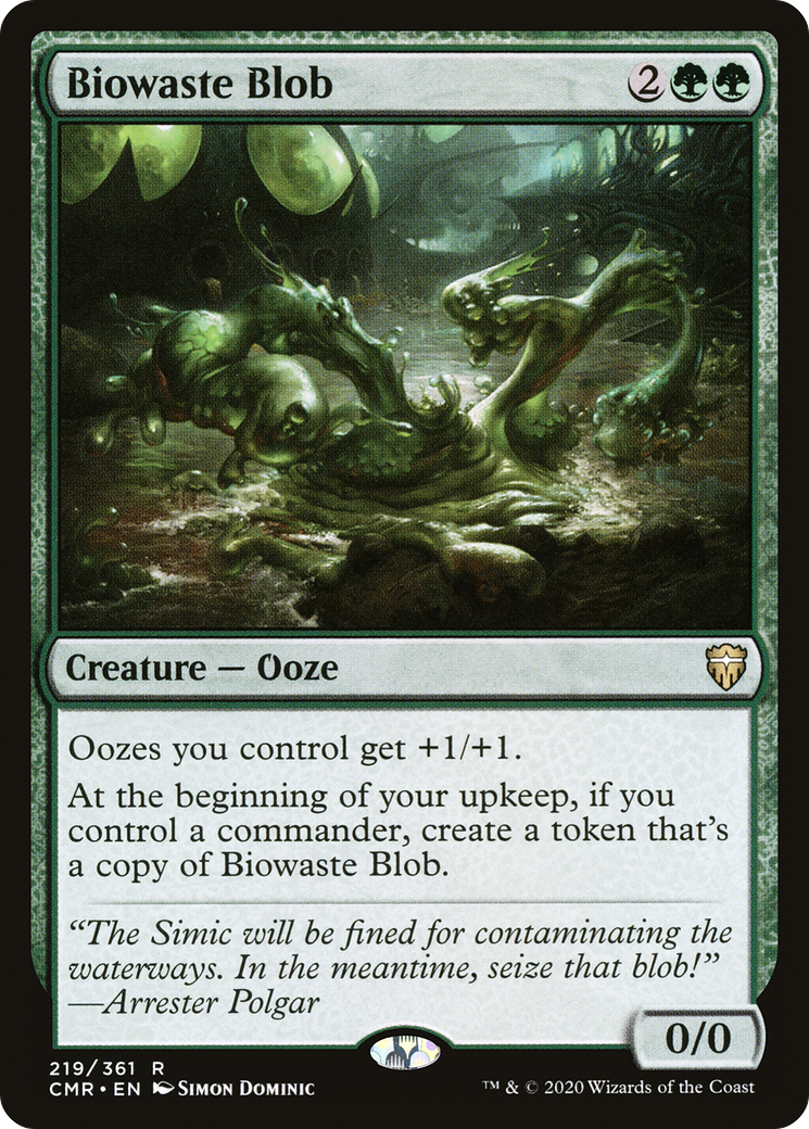 Biowaste Blob (CMR-219) [Commander Legends] Foil