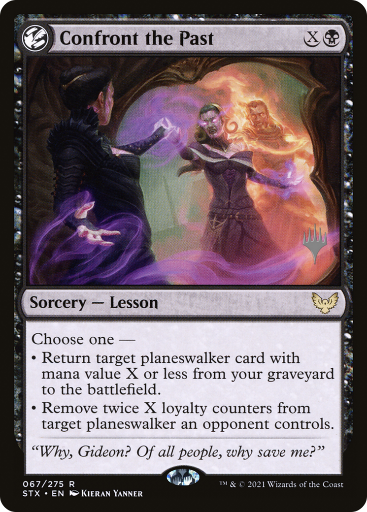 Confront the Past (PPSTX-67P) [Strixhaven: School of Mages Promos]: (lesson) Foil