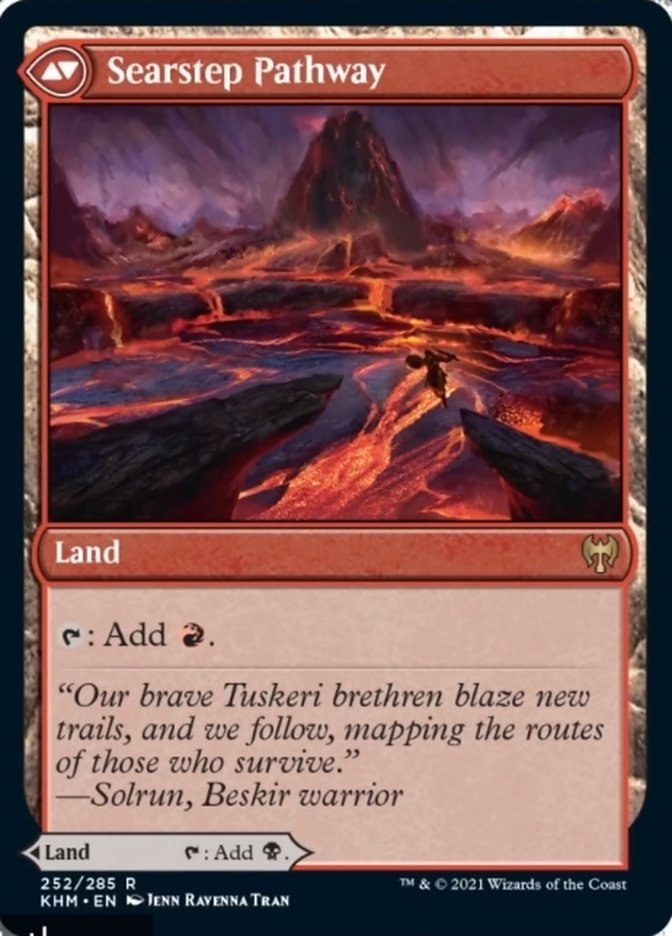 Blightstep Pathway // Searstep Pathway (KHM-252) [Kaldheim] Foil