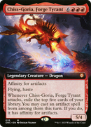 Chiss-Goria, Forge Tyrant (ONC-035) [Phyrexia: All Will Be One Commander]: (Extended Art)