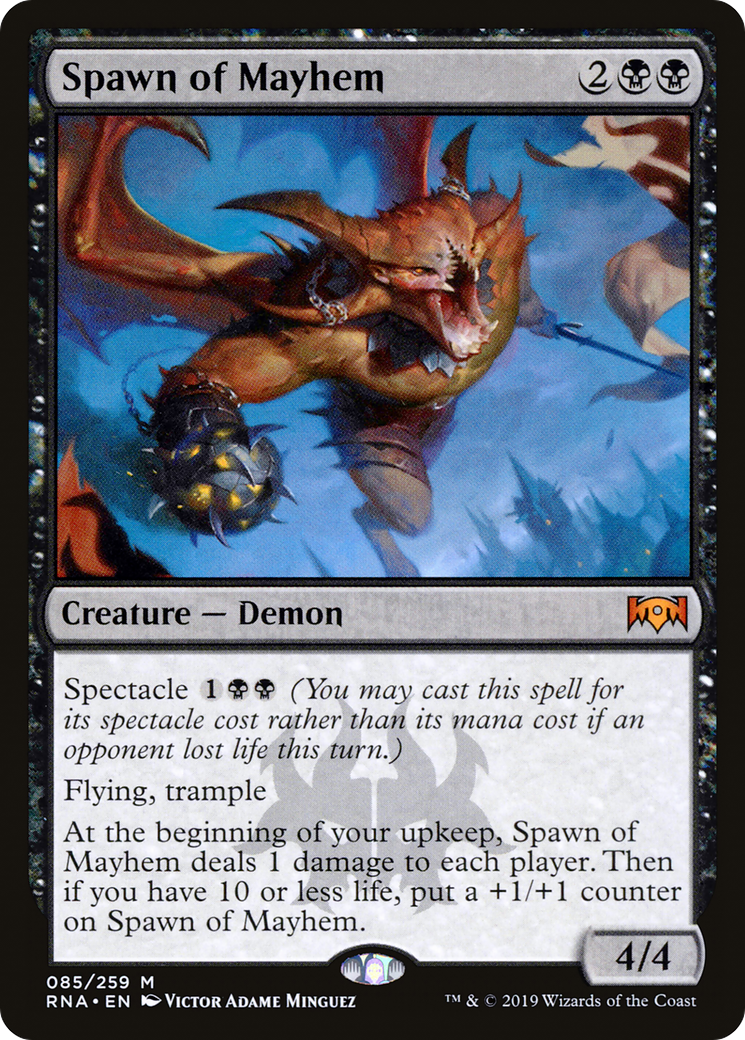 Spawn of Mayhem (RNA-085) [Ravnica Allegiance]