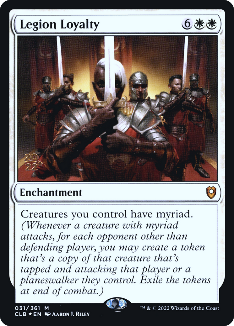 Legion Loyalty (PRE-031) [Battle for Baldur's Gate Promos] Foil