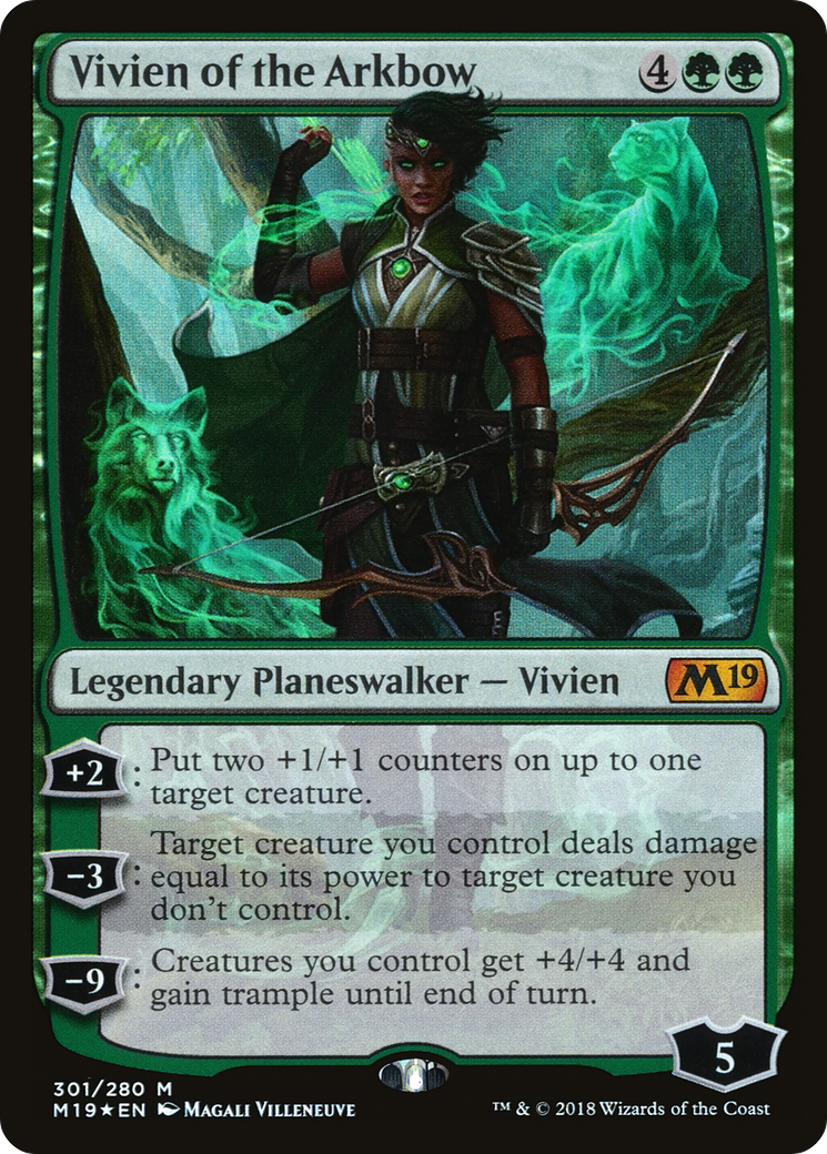 Vivien of the Arkbow (M19-301) [Core Set 2019] Foil
