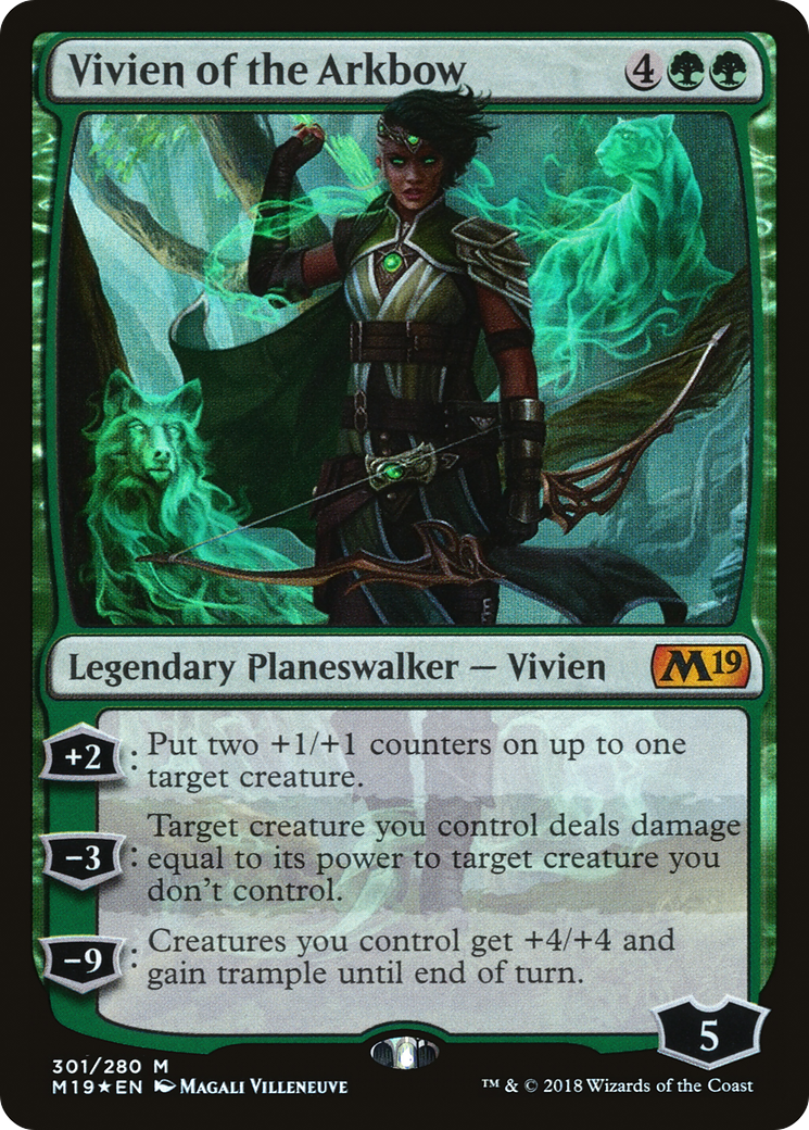 Vivien of the Arkbow (M19-301) [Core Set 2019] Foil
