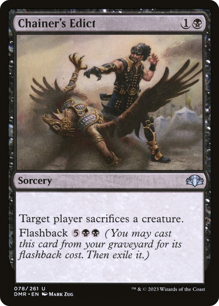 Chainer's Edict (DMR-078) [Dominaria Remastered] Foil