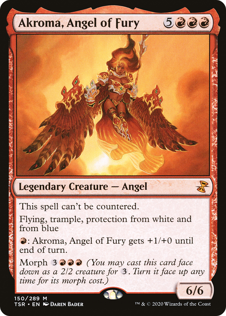 Akroma, Angel of Fury (TSR-150) [Time Spiral Remastered]