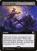 Hellish Rebuke (Extended Art) (AFC-295) [Forgotten Realms Commander]