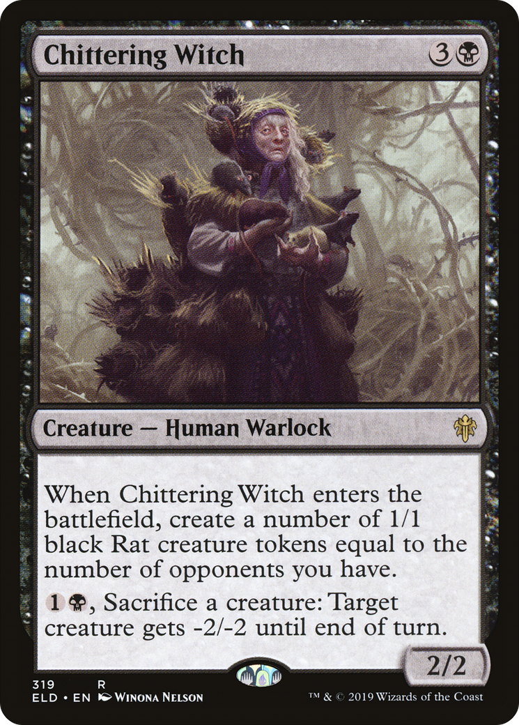 Chittering Witch (ELD-319) [Throne of Eldraine]